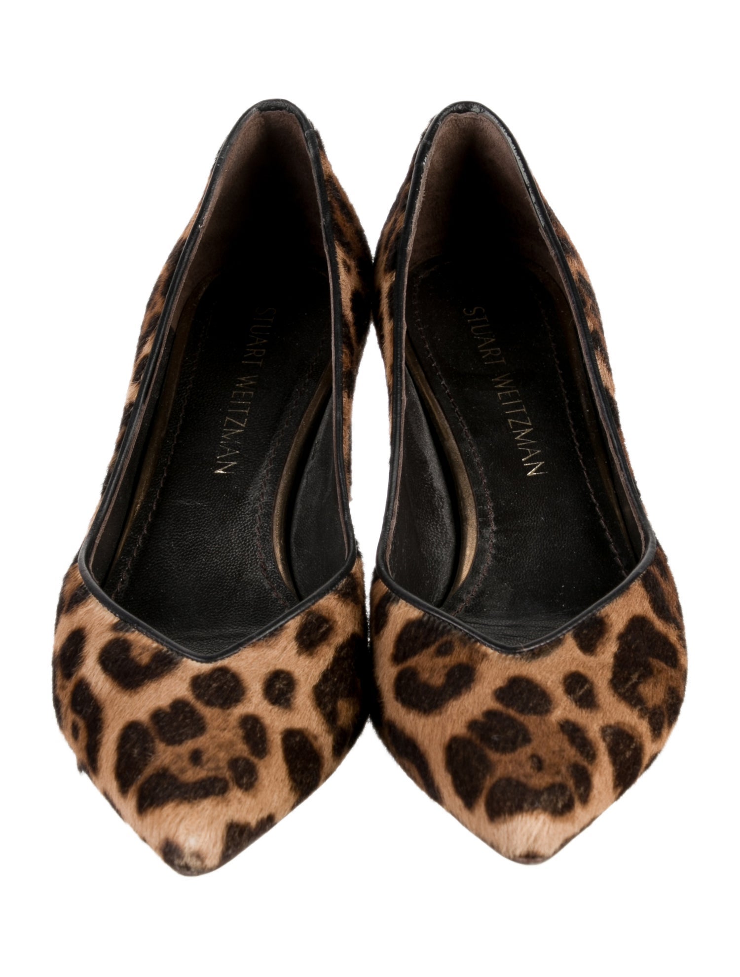 Stuart Weitzman Ponyhair Animal Print Pumps